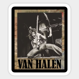 Van Halen // Vintage Frame Sticker